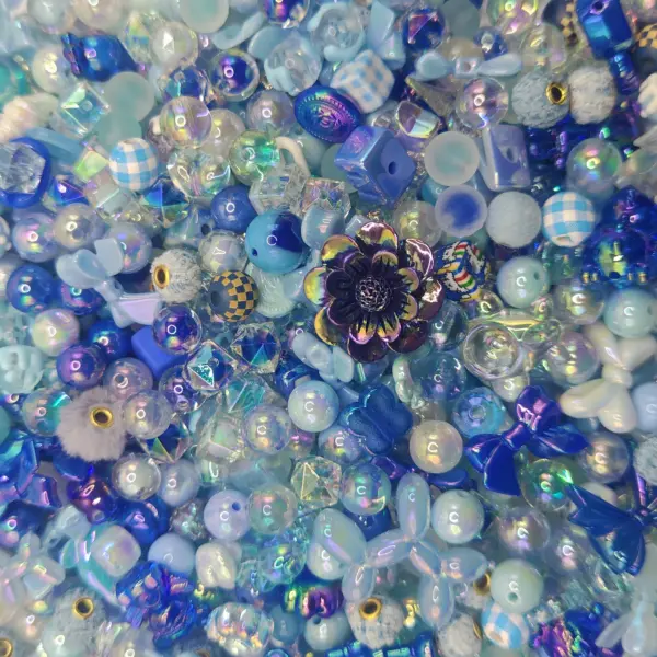 DIY Beads Set – Assorted Round Beads in Multiple Colors & Varieties - Image 2