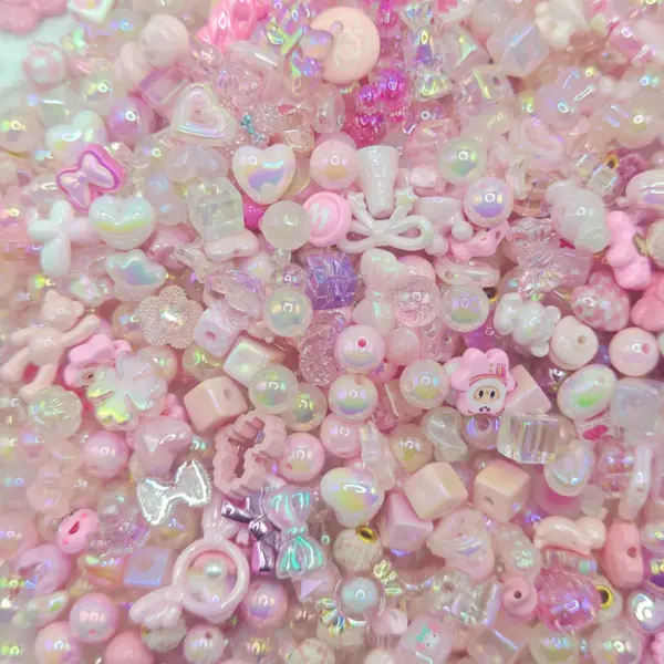 DIY Beads Set – Assorted Round Beads in Multiple Colors & Varieties - Image 7