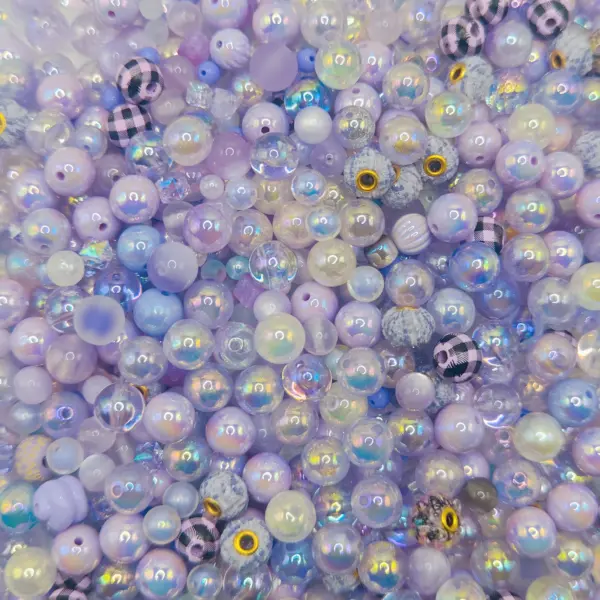 DIY Beads Set – Assorted Round Beads in Multiple Colors & Varieties - Image 4