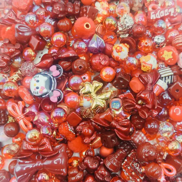 DIY Beads Set – Assorted Round Beads in Multiple Colors & Varieties - Image 5