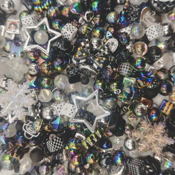 DIY Beads Set – Assorted Round Beads in Multiple Colors & Varieties - Image 3